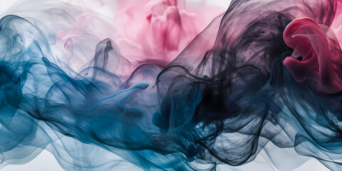 Wall Mural - abstract smoke liquid flow art tranquil soft focus background for presentation and wallpaper, vibran