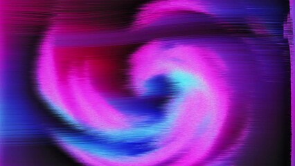 Poster - Abstract glitch noise. Computer generated 3d render