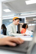© Santi Nuñez/Stocksy - Focused young man Working In A Modern Office