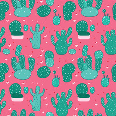 Seamless Colorful Cactus Pattern.

Seamless pattern of Cactus in colorful style. Add color to your digital project with our pattern!