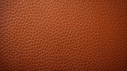 Sticker - Genuine natural brown leather skin texture background. Generative ai.