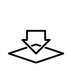 merge layer icon button