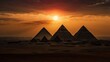 A breathtaking view of the Great Pyramids