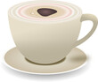 coffee cup minimal, icon, element, png