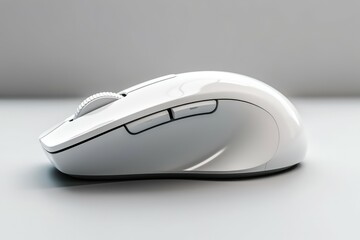 Poster - Computer white mouse. Generate Ai
