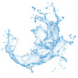 © Daken Design - Water splash with isolated transparent background in white background