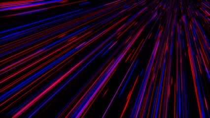 Poster - Abstract hyperspace background. Computer generated 3d render