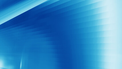 Fototapete - Abstract blurred blue background with lines in 3d rendering for posters concept