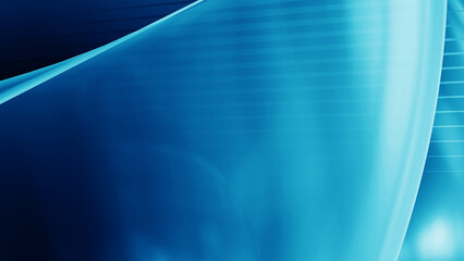 Poster - Abstract blurred blue background with lines in 3d rendering for posters concept