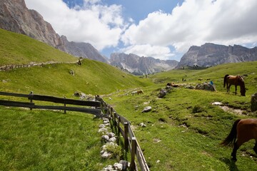 Natural park Puez Odlez, Dolomiti Italy