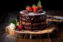 Chocolate Cake With Berries