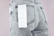Condoms in jeans pocket. Prevent infection. The concept of sexual health.
