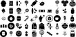 Huge Collection Of Sugar Icons Set Hand-Drawn Isolated Drawing Signs Icon, Low, Symbol, Sweet Pictograph For Computer And Mobile