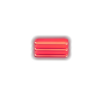 Red luminous symbol