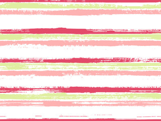 Wall Mural - Grunge stripes seamless vector background pattern.