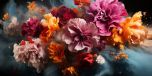 Explosion Of Colors, Epic Flowers.. AI Generated