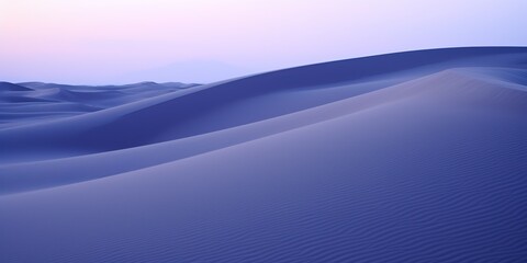 Wall Mural - AI Generated. AI Generative. Blue dark evening sand dunes desert outdoor nature landscape. Adventure travel explore arabian dubai egypt trip vibe. Graphic Art