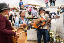Dia De Los Muertos (Day Of The Dead) Celebrations At Otavalo Cemetery, Imbabura, Ecuador