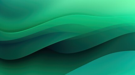 abstract green wave background