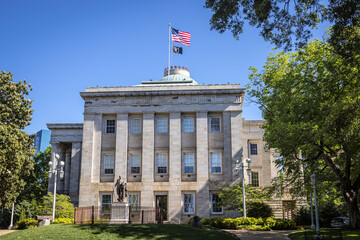 north carolina state capitol building, raleigh, north carolina, usa