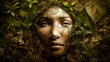 © Melinda Nagy - portrait of mother Earth surrounded by trees