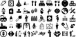 © roberta - Huge Set Of Baby Icons Bundle Isolated Drawing Symbol Set, People, Health, Sweet Glyphs Isolated On Transparent Background