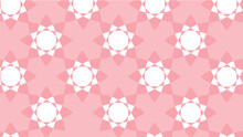 Pink Quatrefoil Pattern Background