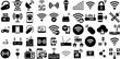 Mega Set Of Wireless Icons Pack Hand-Drawn Isolated Design Web Icon Thin, Problem, Symbol, Icon Clip Art For Computer And Mobile