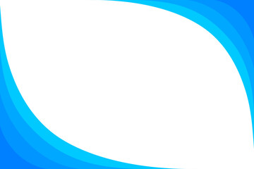 Wall Mural - blue abstract background element border corner frame curve wallpaper presentation education business