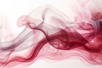 Aufkleber - abstract magenta smoke background, Ethereal Silhouette: Abstract Waves of Red Smoke Over a Contrasting White Background, in the Style of Light Magenta and Light Gray