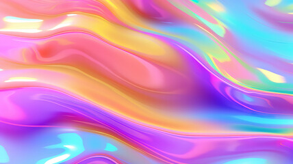 Poster - abstract colorful background pink yellow. Generative Ai