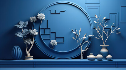 Wall Mural - A luxurious podium with gloss for your design. Generative Ai