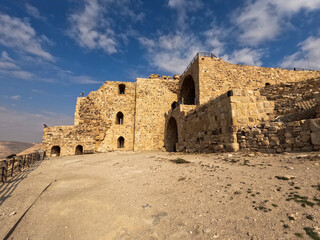 Wall Mural - Al-Karak, Jordan - 2022 : Kerak Castle -History of the Moabites, Nabataeans, Byzantines and Muslims