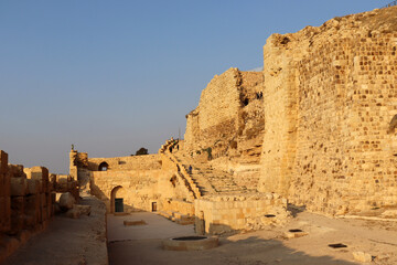 Wall Mural - Al-Karak, Jordan - 2022 : Kerak Castle -History of the Moabites, Nabataeans, Byzantines and Muslims