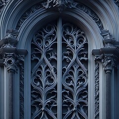 Canvas Print - gothic church window