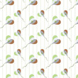 Digital png illustration of green shamrock and balloon on transparent background