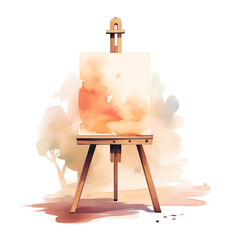 Poster - Vibrant Art Studio: Creativity Unleashed in Colorful Diorama