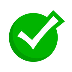 Aufkleber - Emphasis check box icon. Pop check mark. Vector.
