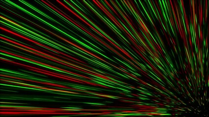 Poster - Abstract hyperspace background. Computer generated 3d render