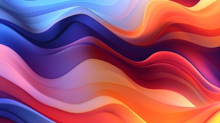 Poster - a fluid color abstract background, AI-Generated