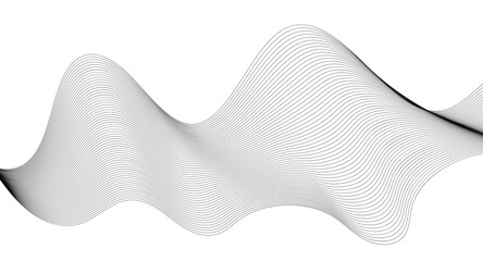 Line stripe pattern on white Wavy background. abstract modern background futuristic graphic energy sound waves technology concept design