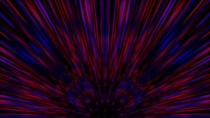 Poster - Abstract hyperspace background. Computer generated 3d render