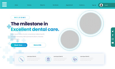 medical landing page