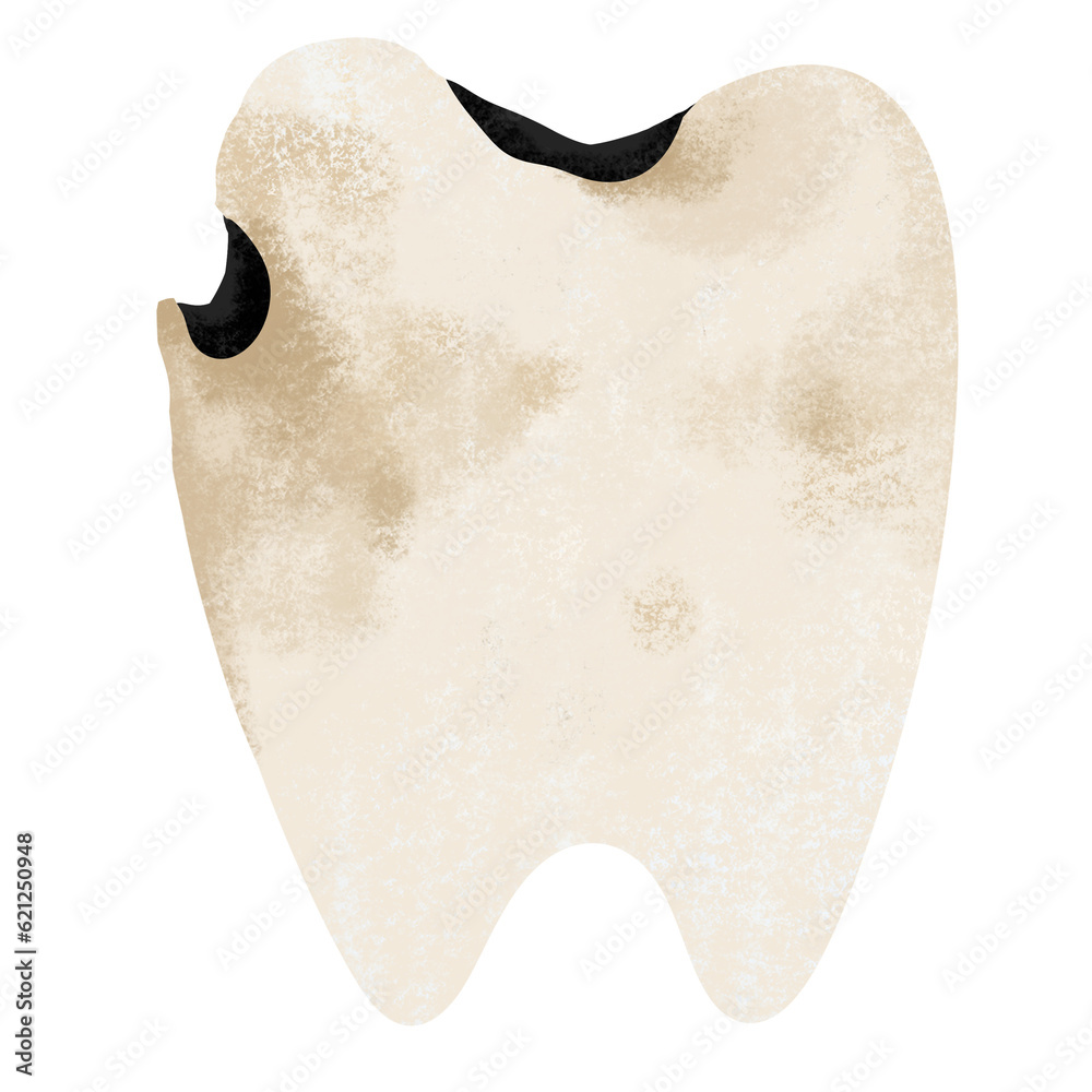 Tooth decay caries toothache dental dentist healthcare icon Stock ...