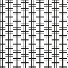 Poster - abstract seamless geometric vertical double line pattern art.