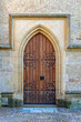 Wooden door of a church