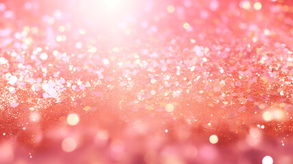 Wall Mural - abstract festive glitter shiny background, ai generated