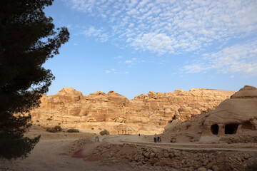 Wall Mural - Petra, Jordan - 2021 : The Nabateans city (one of the most famous archaeological sites in the world)