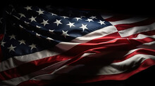 United States Flag Background. Generative Ai