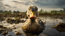 Duck In The Mud